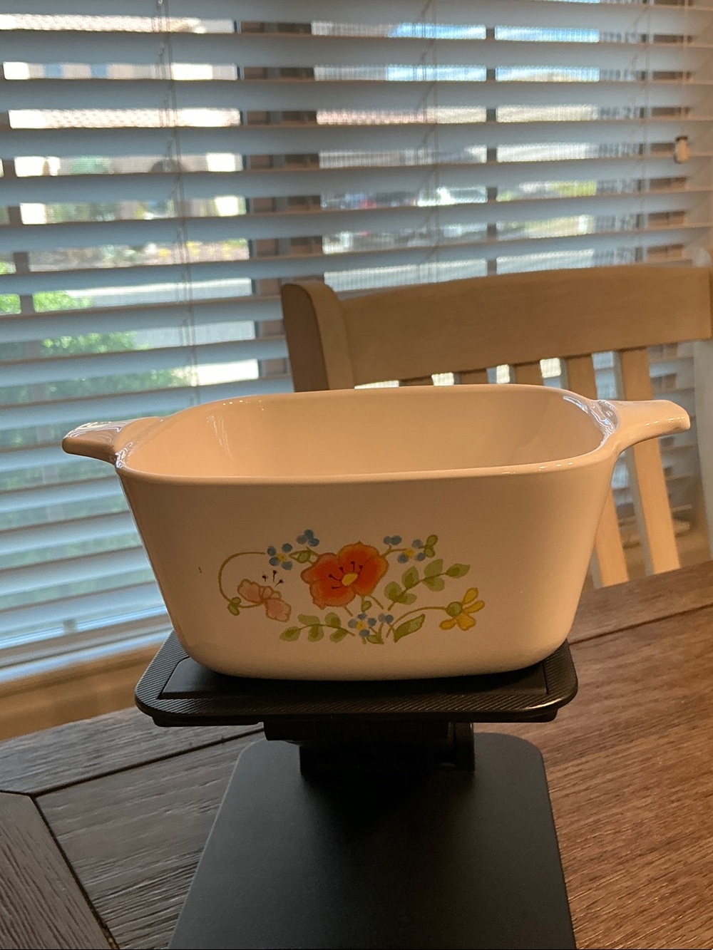 Vintage CorningWare Wildflower P-43-B Petite Casserole Dish